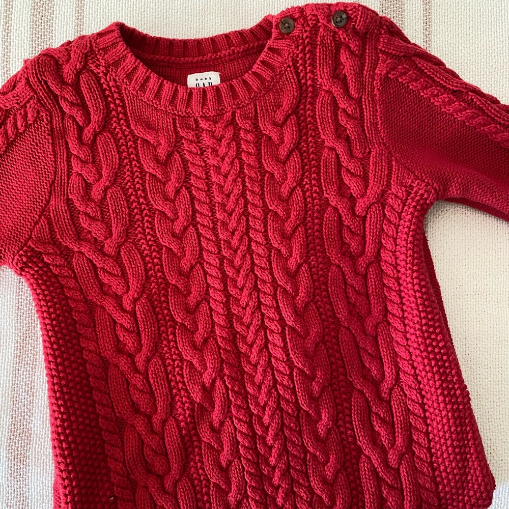 Gap red jumpsuit